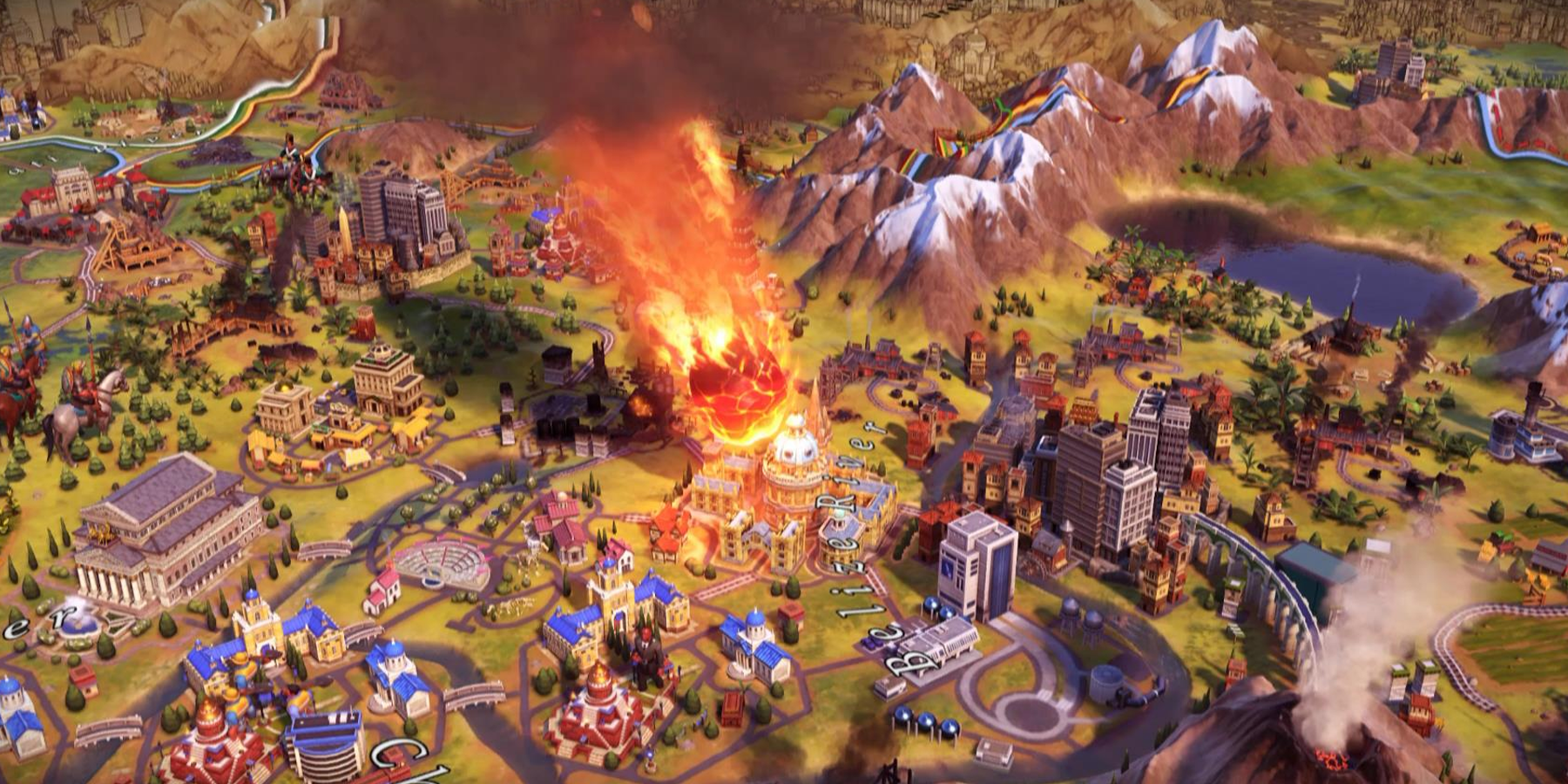A disaster in Civilization 6