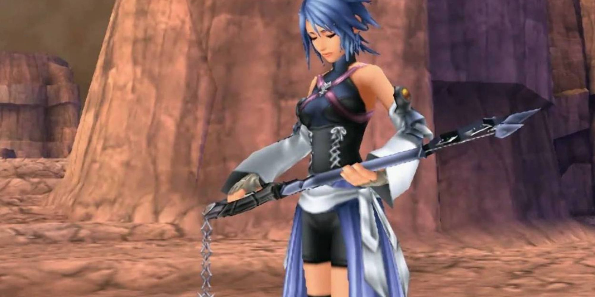 Aqua in Kingdom Hearts Birth By Sleep-1