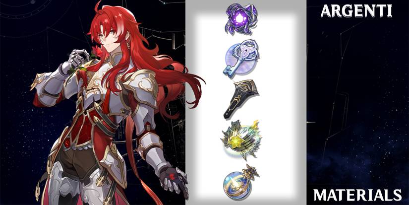 argenti upgrade materials in honkai star rail