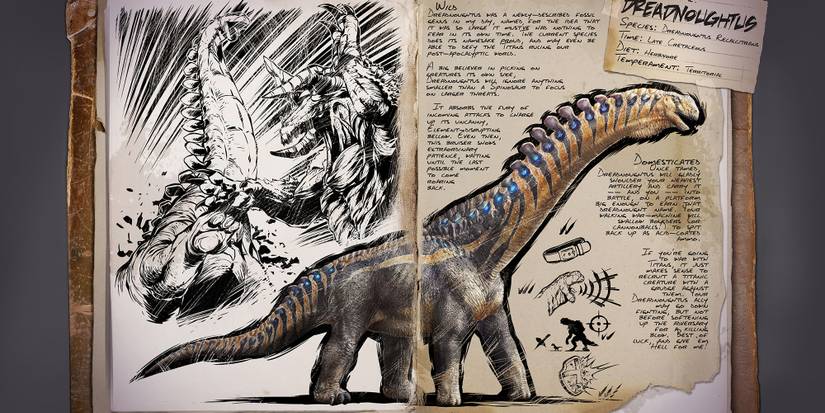 ARK Survival Ascended Dreadnoughtus Dossier