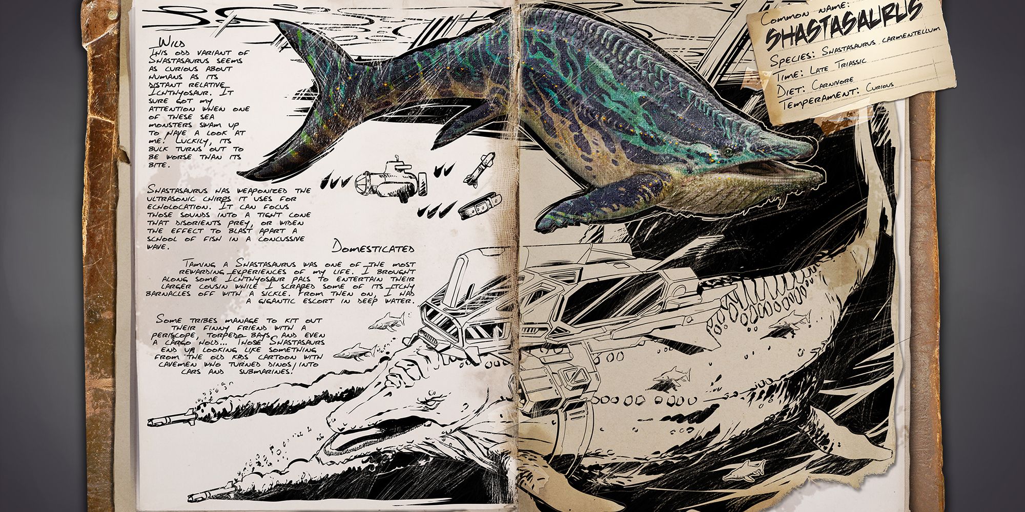 ARK Survival Ascended Shastasaurus Dossier