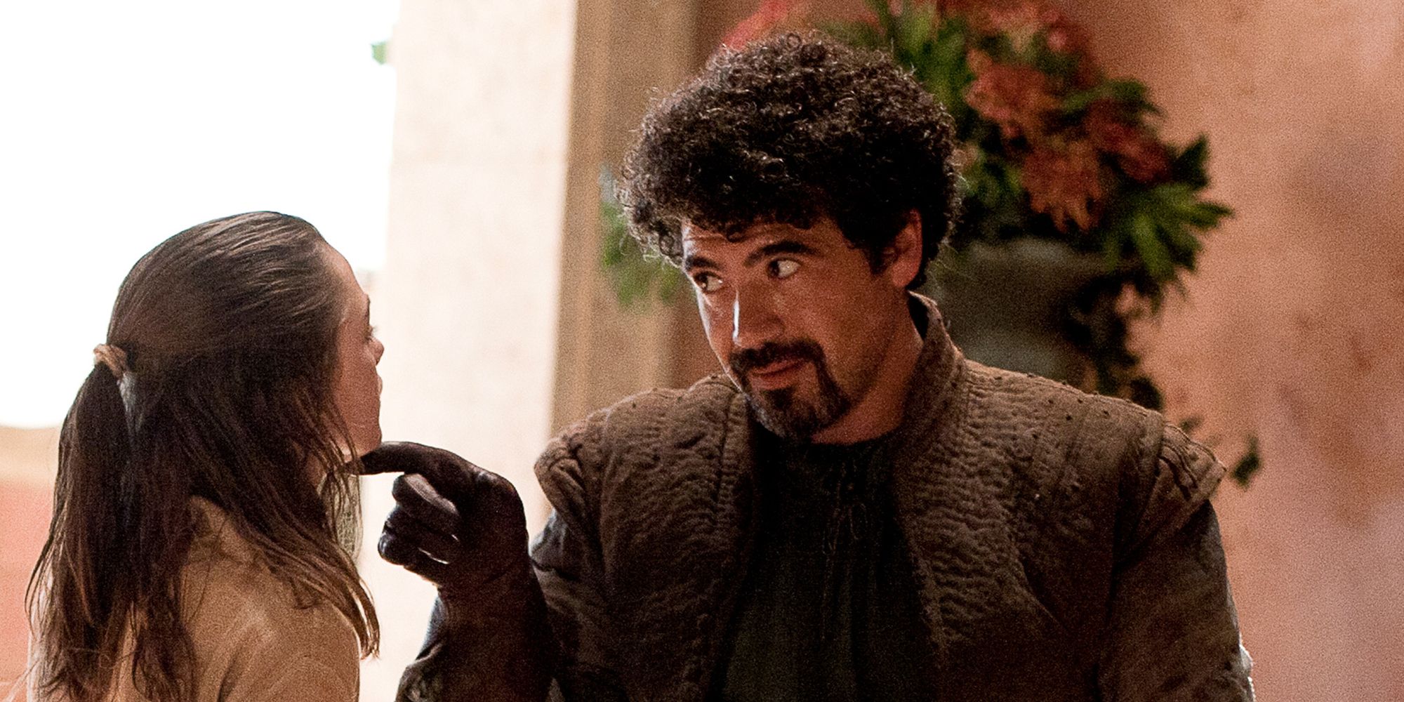 Arya Stark With Syrio Forel