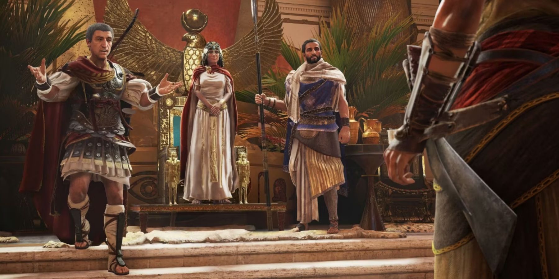 Assassin's Creed Origins - meeting Caesar and Cleopatra