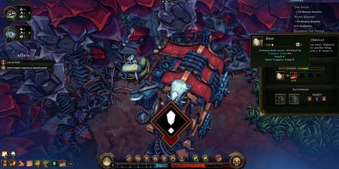 Lizards collecting eggs