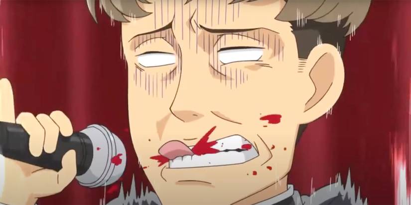 Auruo Biting His Tongue