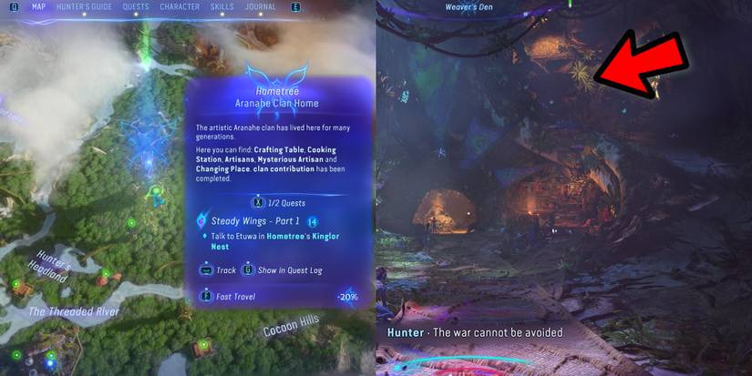 avatar fop changing place in hometree aranahe clan home