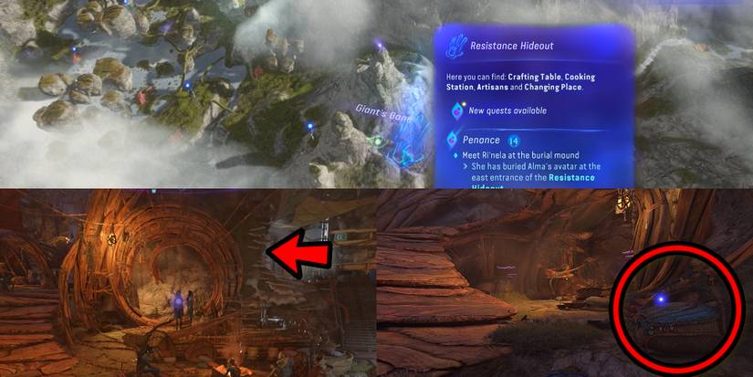 avatar fop stash store items in resistance hideout - storage location