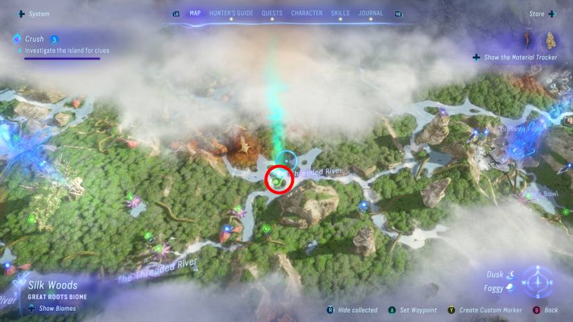 avatar frontiers of pandora crush investigate