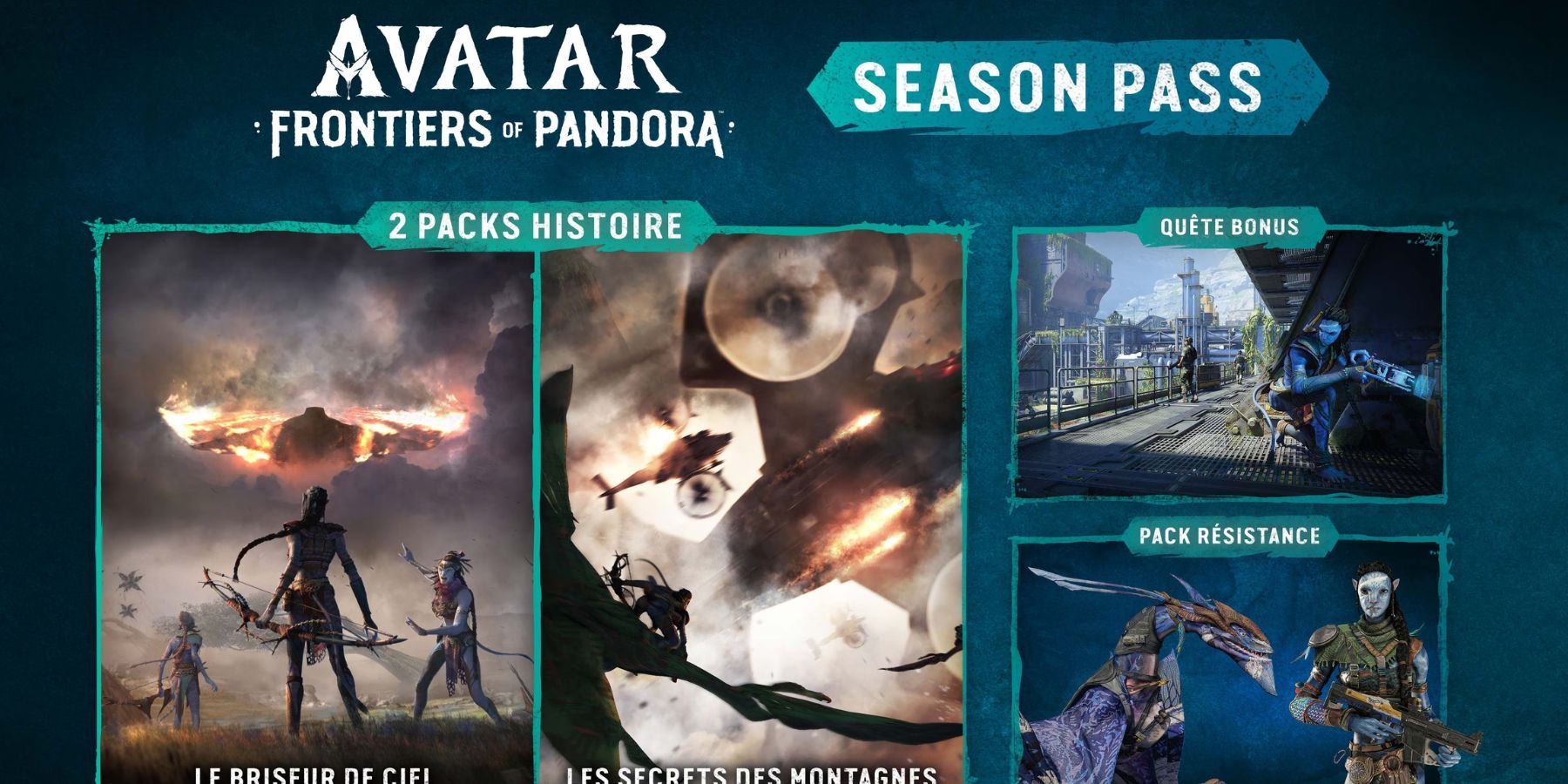 Limites de conteúdo do passe de temporada do Avatar Pandora.