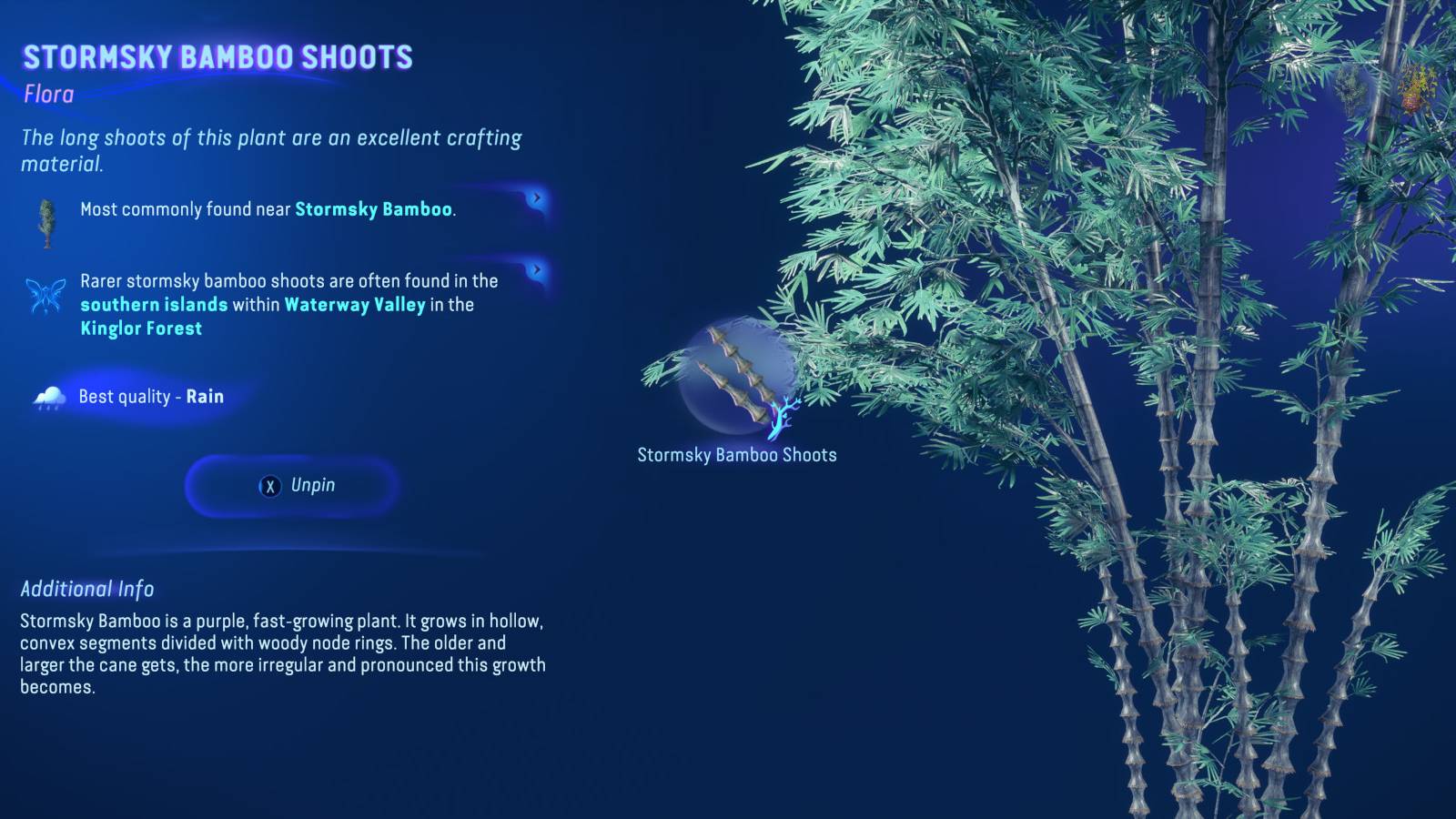 avatar frontiers of pandora stormsky bamboo shoots exquisite