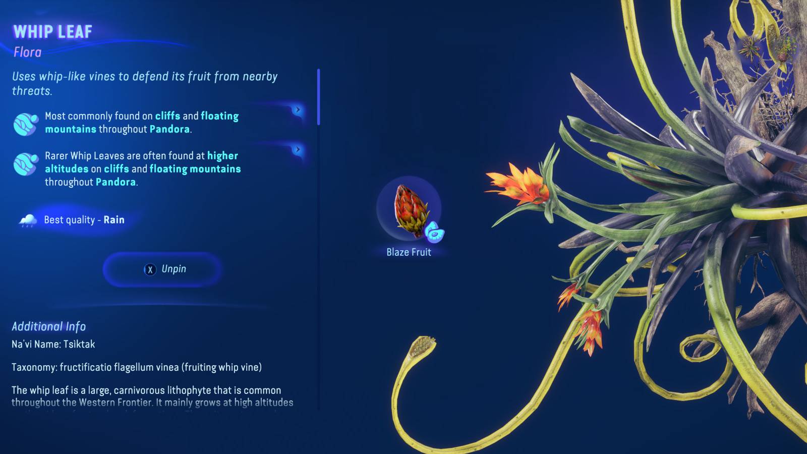 avatar frontiers of pandora blaze fruit