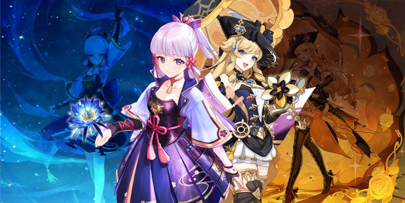 ayaka and navia artifacts in genshin impact