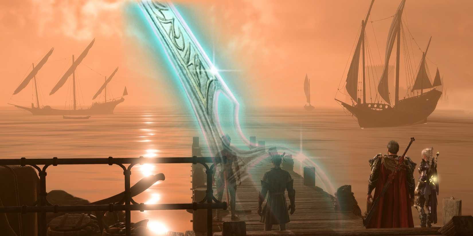 Baldur's Gate 3 Adamantine Scimitar