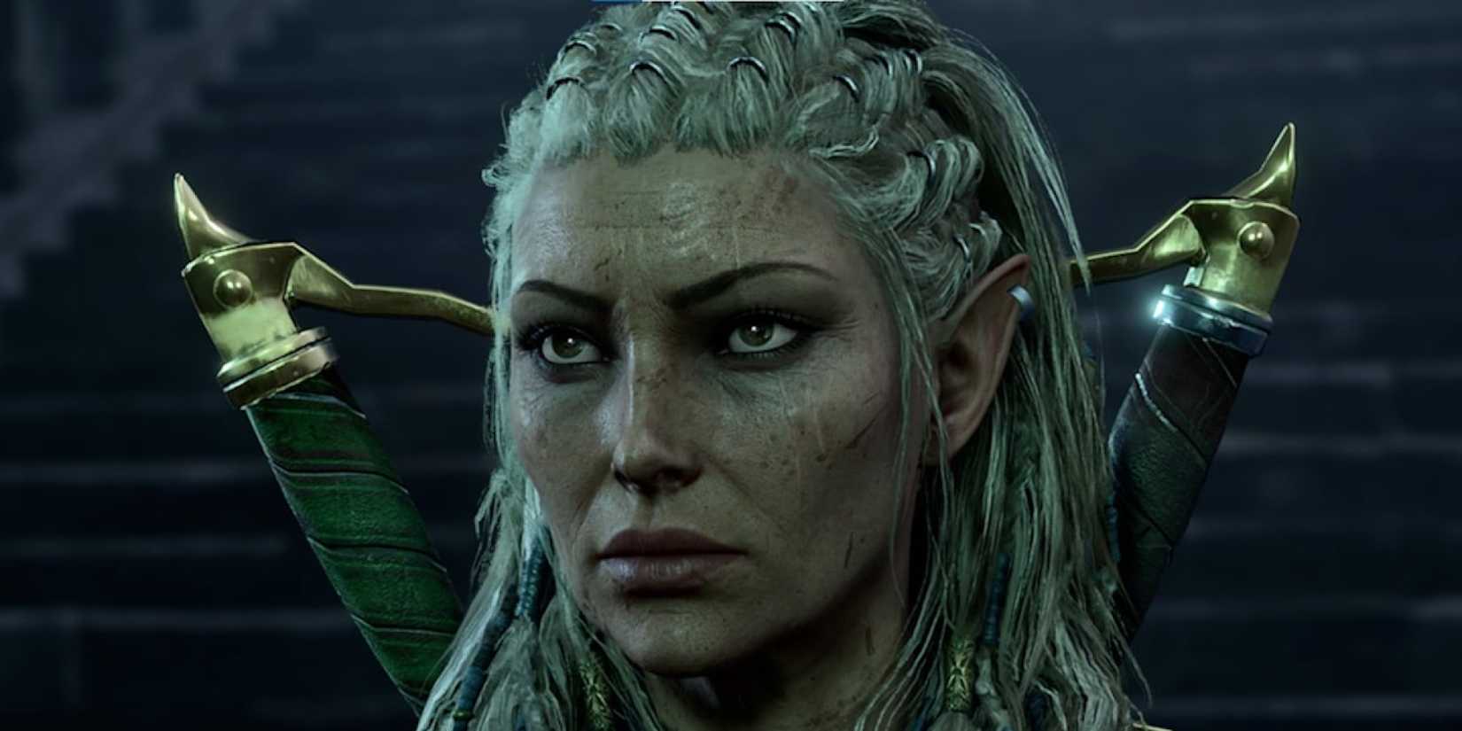 portrait of high harper jaheira the druid companion from baldur's gate 3