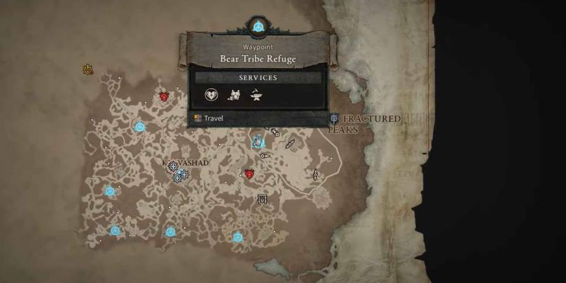 Bear Tribe Refuge waypoint in Diablo 4