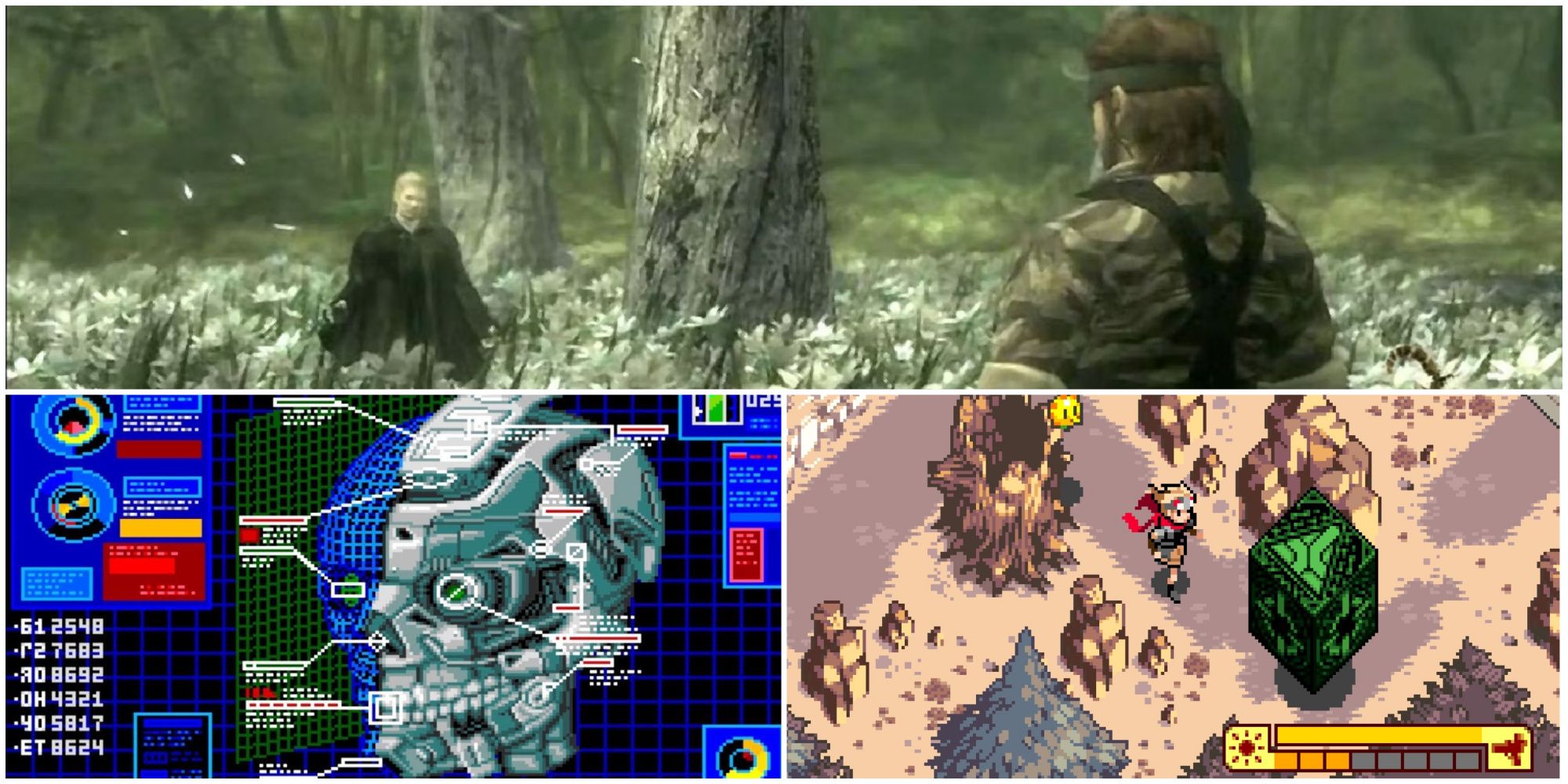 Best Hideo Kojima Games- Metal Gear Solid 3 Snatcher Boktai