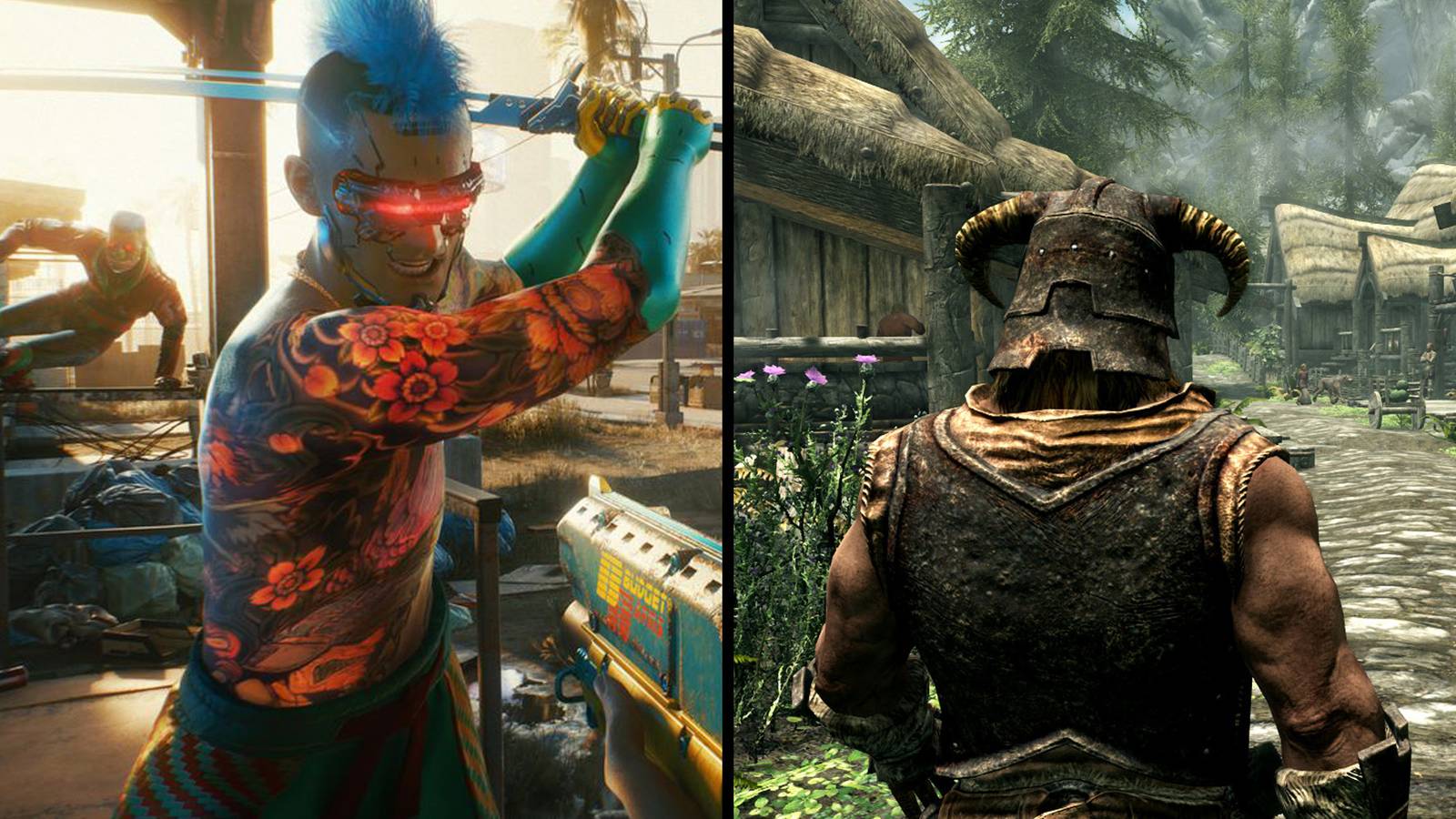 cyberpunk 2077 Skyrim