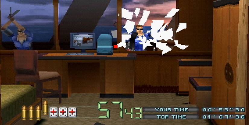 Best PS1 Light Gun Rail Shooters - Time Crisis Project Titan