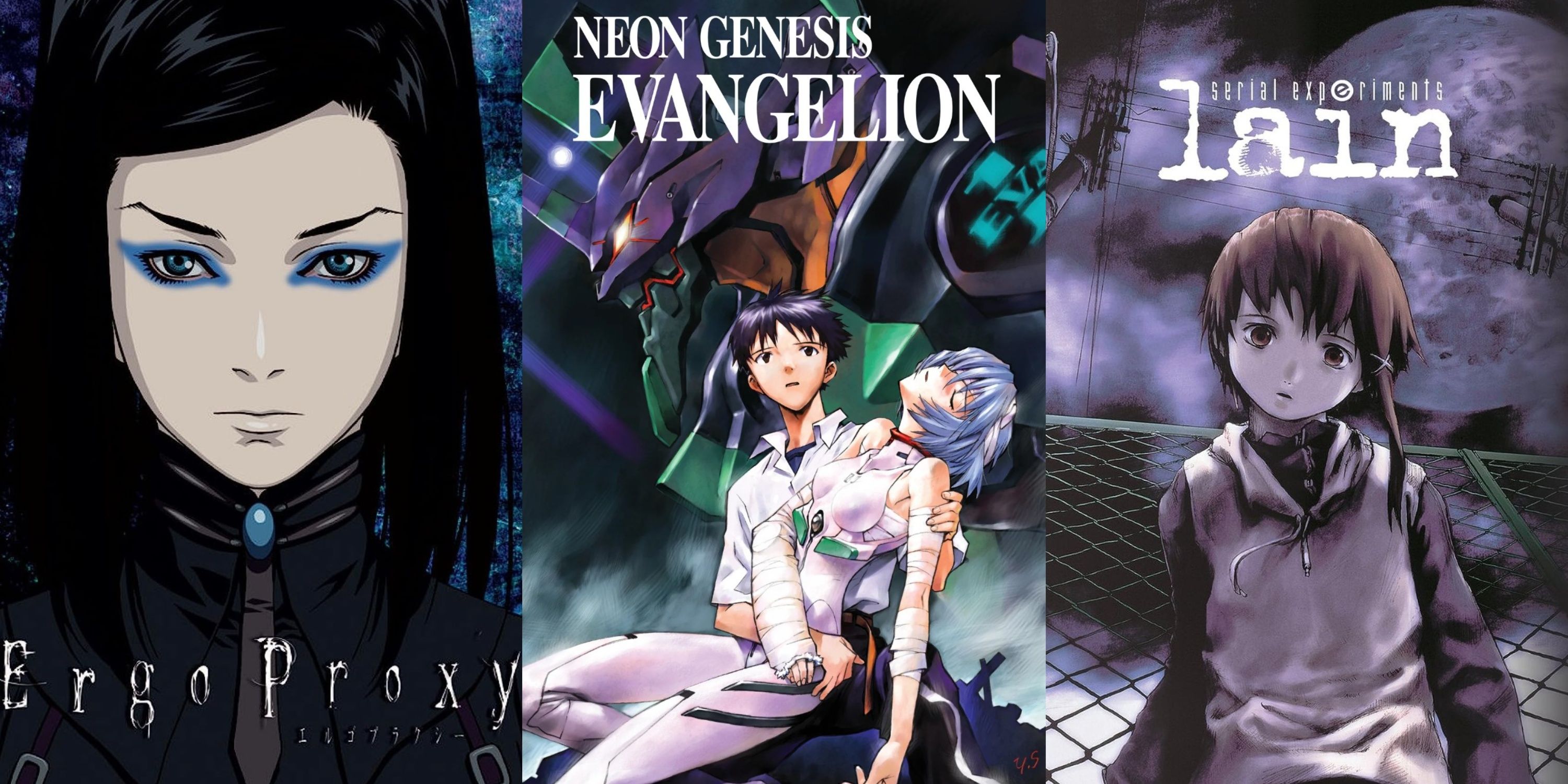 Ergo Proxy Serial Experiments Lain Neon Genesis Evangelion