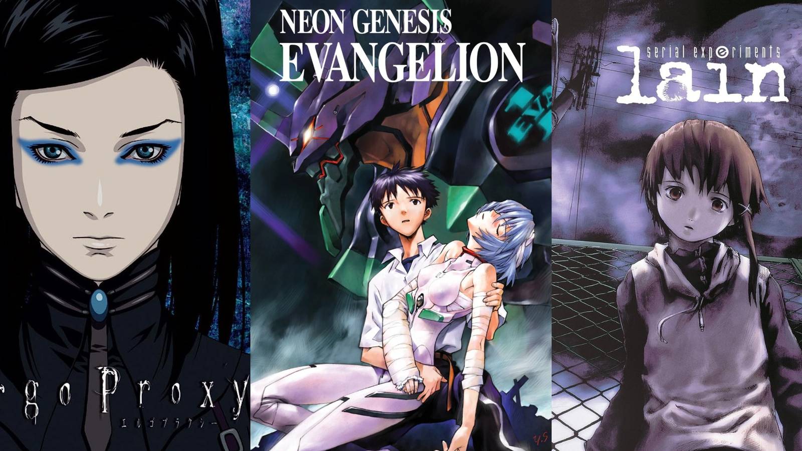 Ergo Proxy Serial Experiments Lain Neon Genesis Evangelion