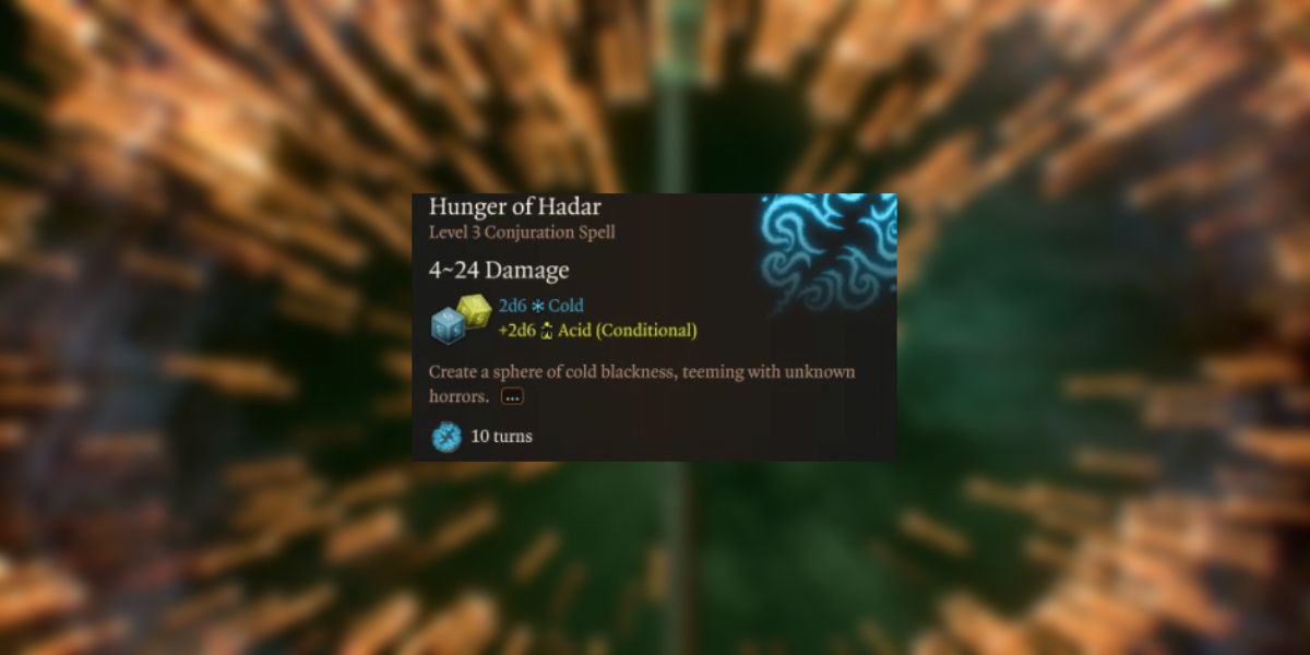 BG3 Best Warlock Spells Hunger of Hadar