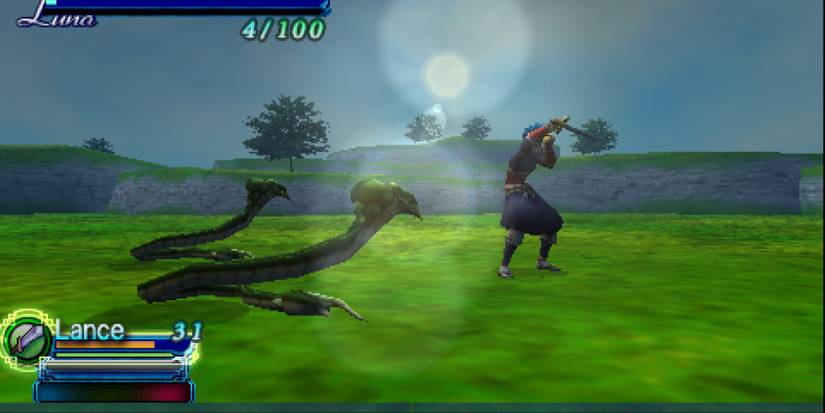 Fighting enemies in Blade Dancer Lineage of Light