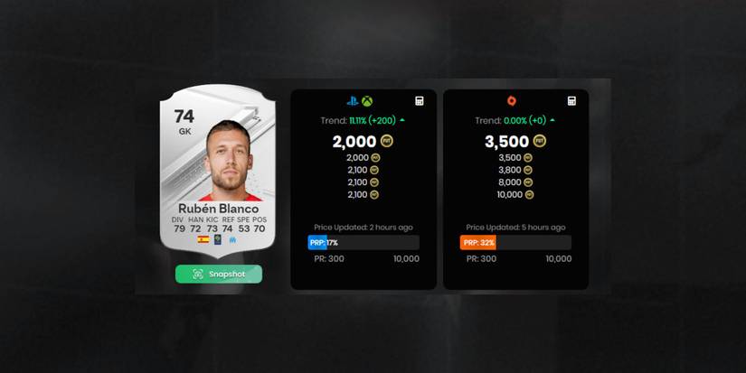 Rubén Blanco 6 best silver goalkeeper in EA Sports FC 24