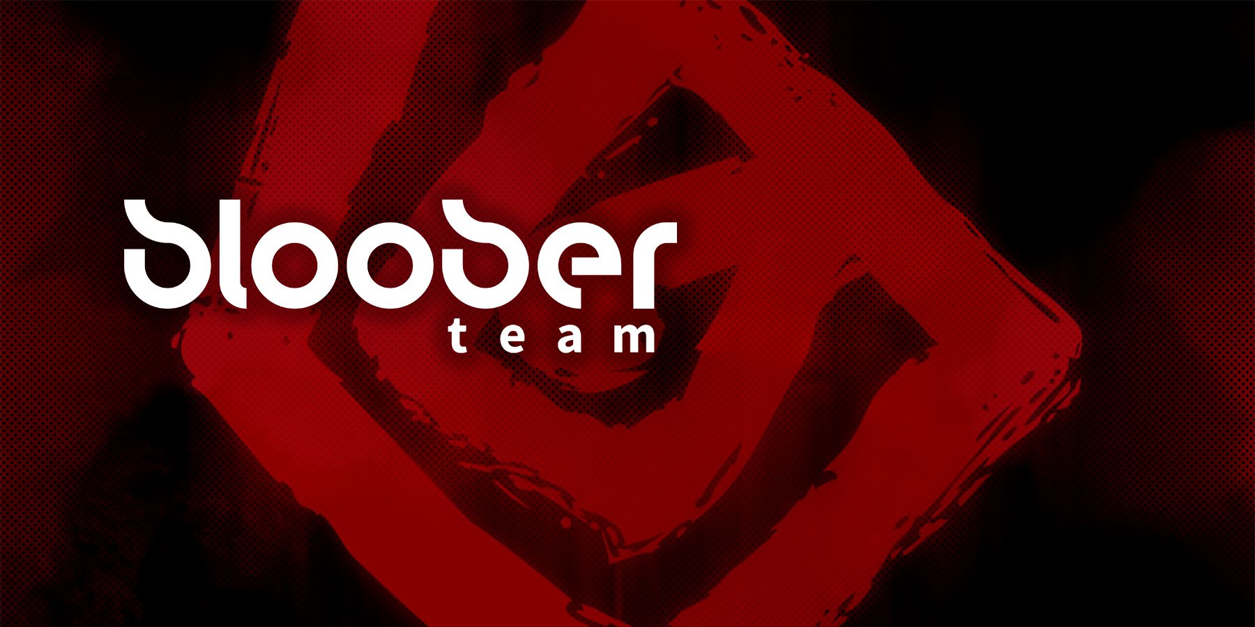 bloober team in white text on giant logo