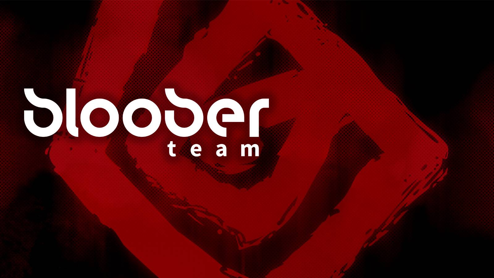 bloober team in white text on giant logo