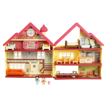 This image shows a plastic Biuey Dollhouse