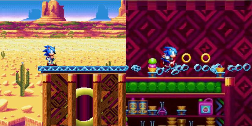 Mirage saloon from sonic mania