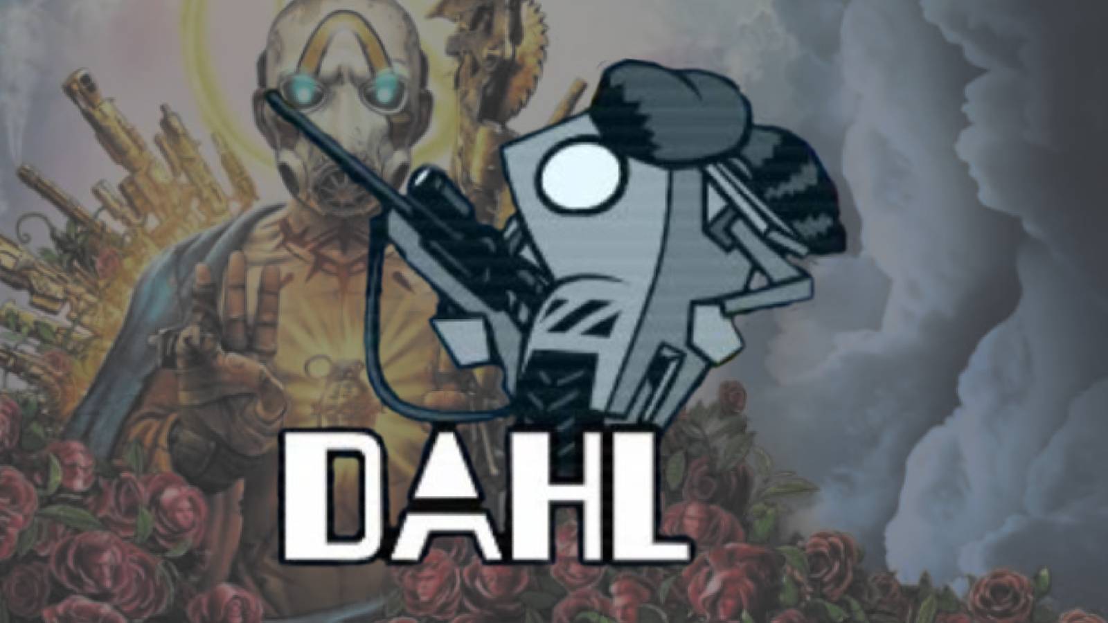 Borderlands 3 Cover with Dahl Weapons Logo