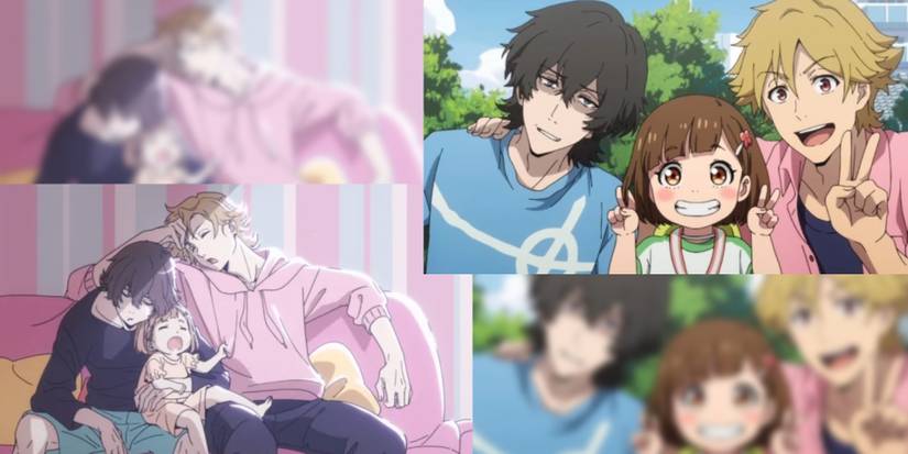 Buddy Daddies two assassins end up babysitting a child who thinks one of them is her dad