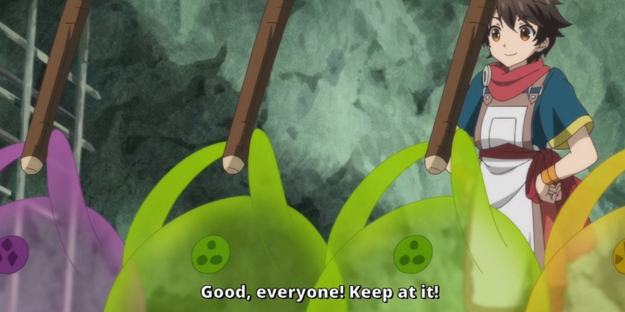 By The Grace Of The Gods slime training iyashikei anime