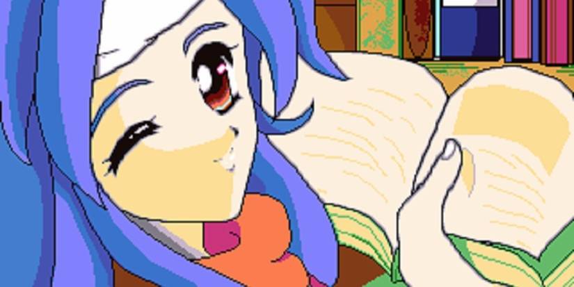 Caris Burnfist in her ending in the Romancing Walker game