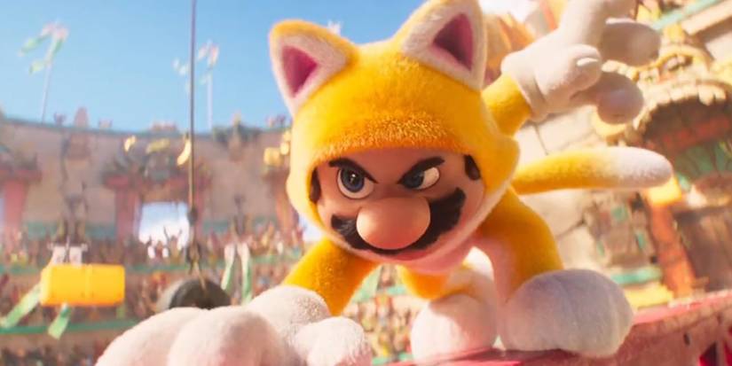 Cat Mario In The Super Mario Bros Movie