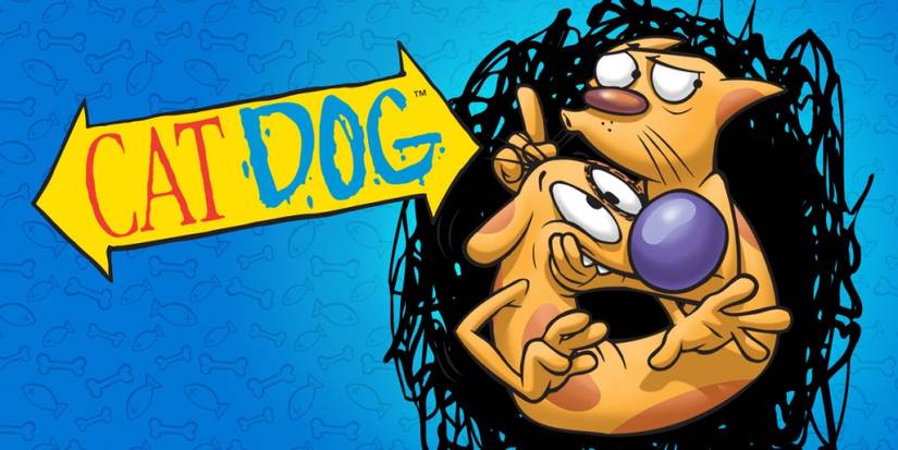 An image of co-joined twins, Cat and Dog