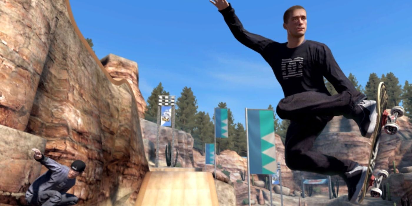 characters showing off skating tricks in Skate 3