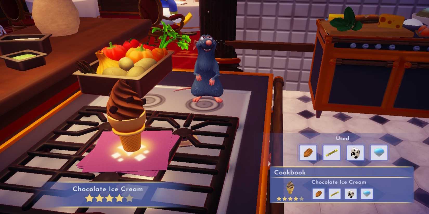 Chocolate Ice Cream recipe dreamlight valley