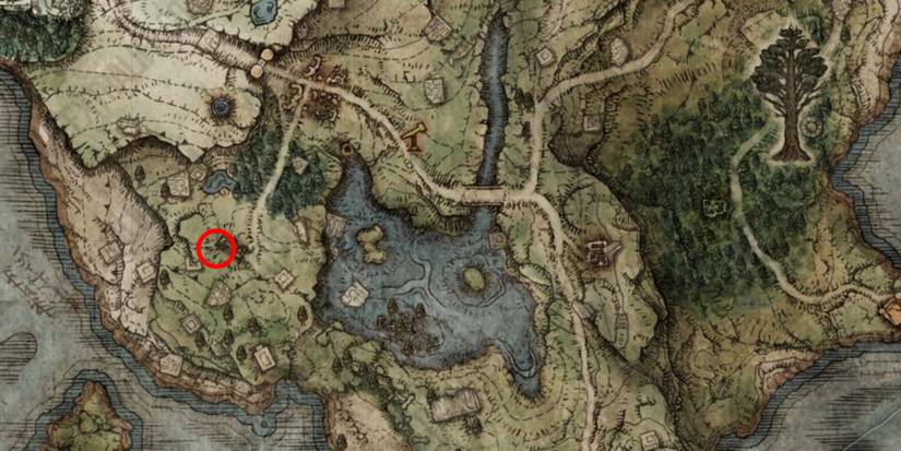 Church of Elleh location on the map in Elden Ring