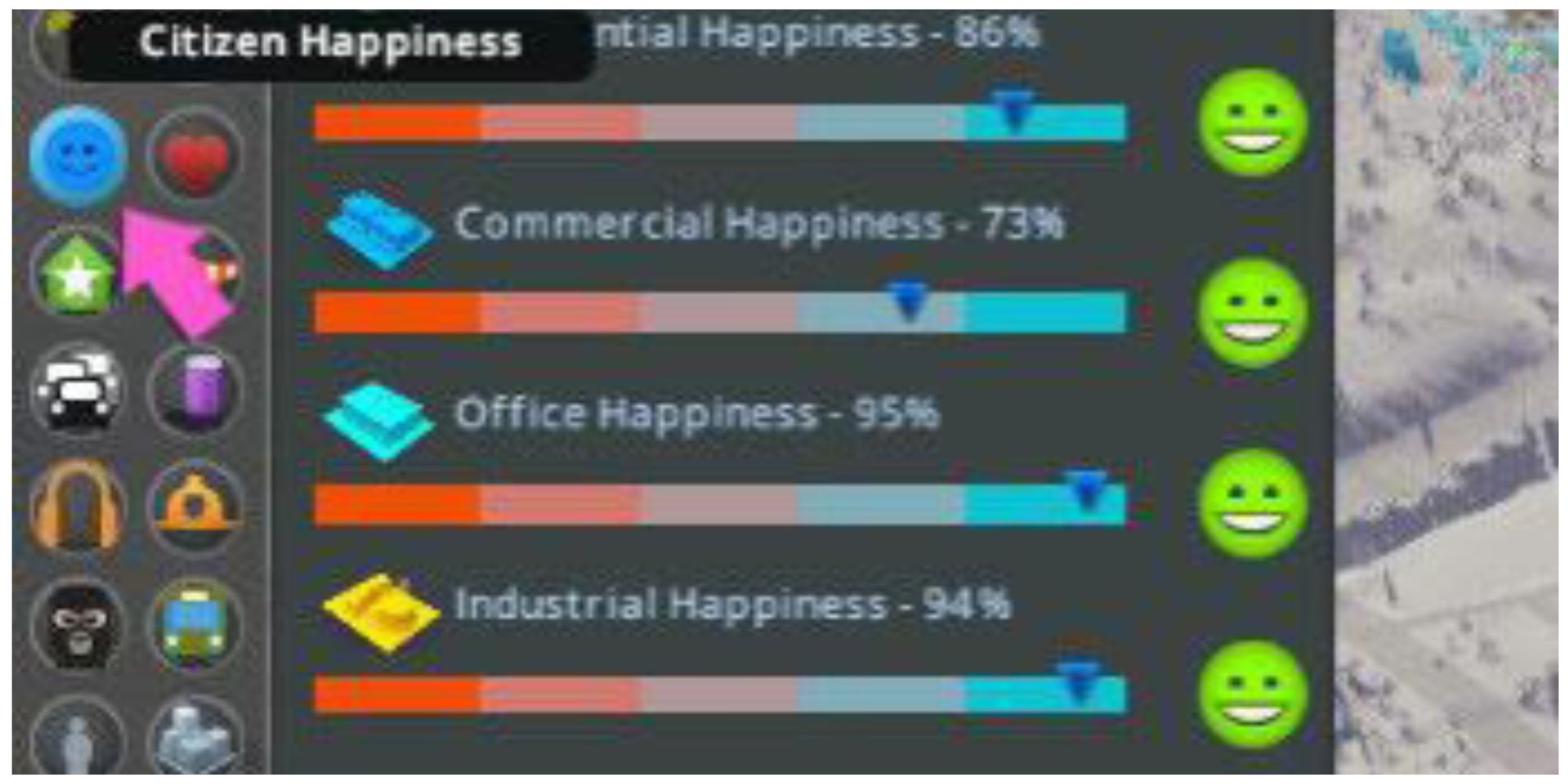 Cities Skylines 2 Happiness Meter