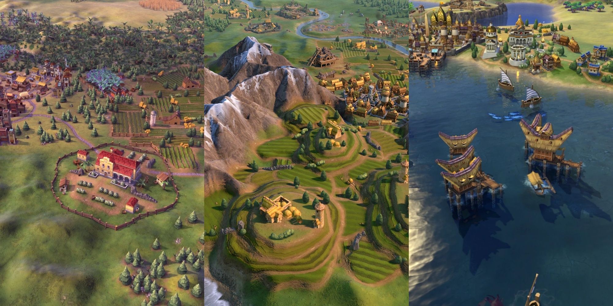 Feature Image of Civilization 6 7 Best Unique Improvements, Ranked