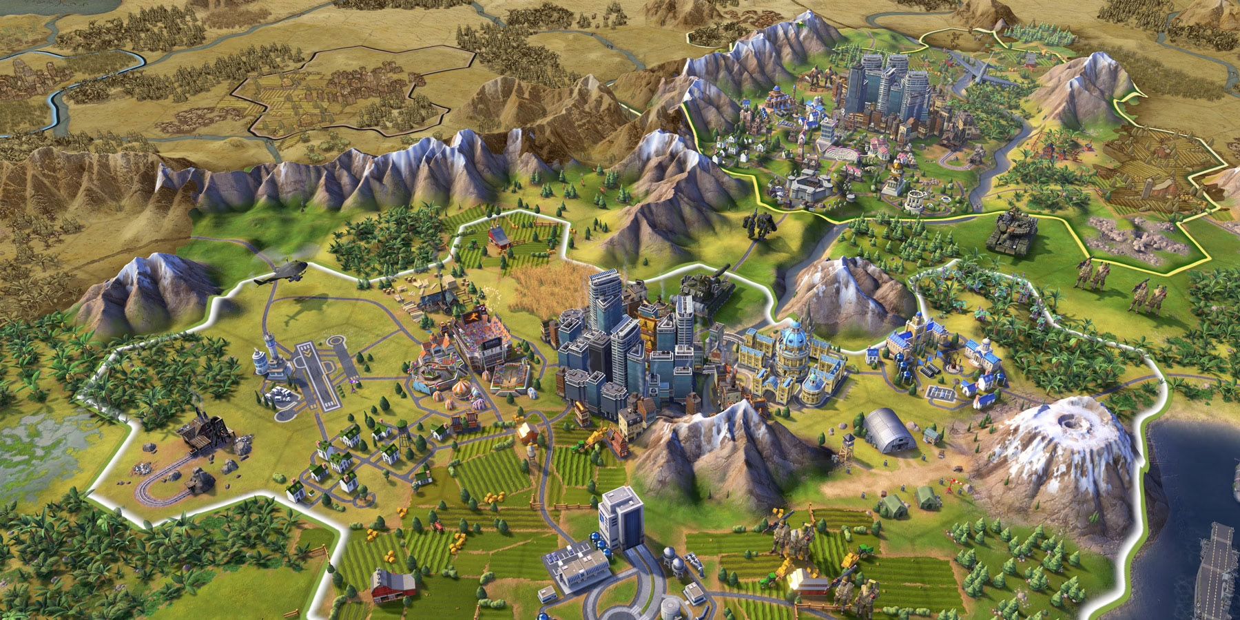 Civilization 6 gameplay tiles