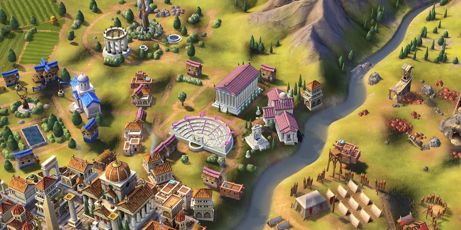Uma imagem da Civilização 6: Acrópole