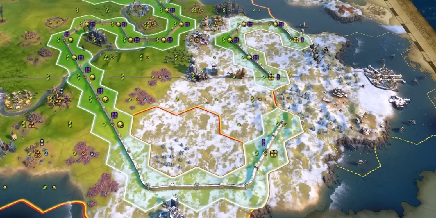 An image of Civilization 6: great-wall