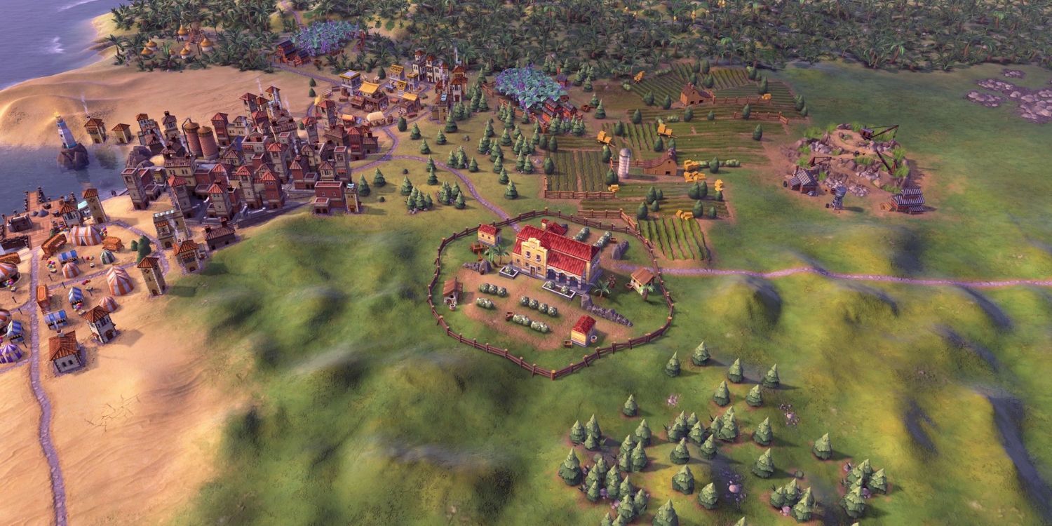 An image of Civilization 6: hacienda