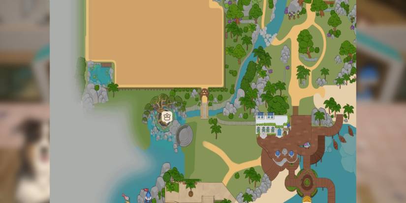 farm sacred tree in coral island.