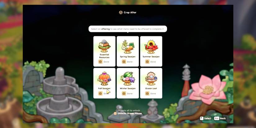 how to unlock the green house in coral island.