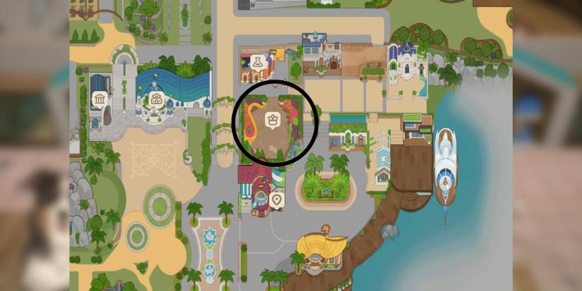 the town sacred tree in coral island.