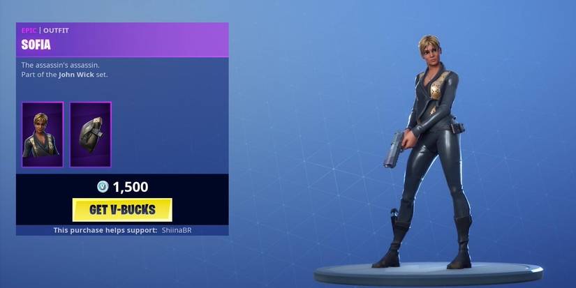 sofia from john wick set